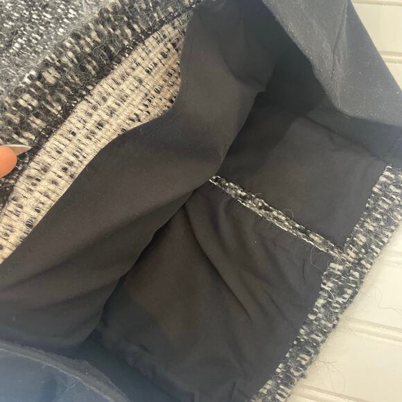 Club Monaco Navy Wool Cotton BLend Cap Sleeve Knee Length Sheath Dress Size 2 - Picture 4 of 8